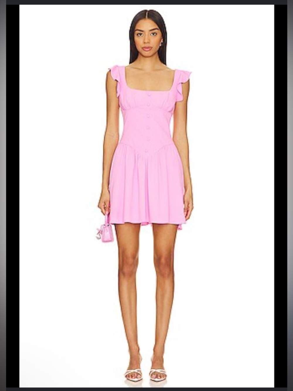 Amanda Uprichard Holland Dress in
Carnation LARGE $238 NWT